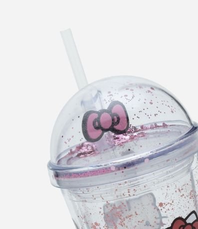 Vaso con Pajita Reutilizable de Hello Kitty 4
