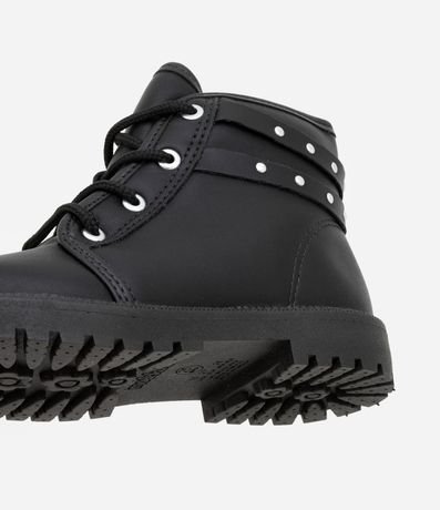 Bota Coturno Infantil con Detalle de Tachuelas Molekinha - Talle 20 a 25 2