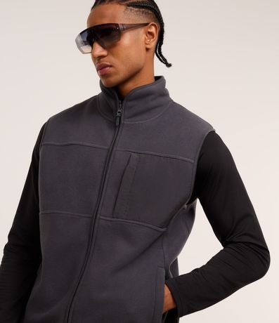 Chaleco Deportivo con Recortes y Cremallera 5