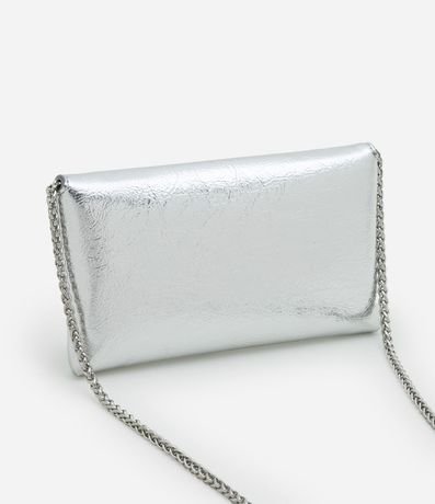 Cartera tipo Billetera en PU con Bretel Transversal de Cadena 3