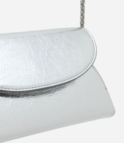 Cartera tipo Billetera en PU con Bretel Transversal de Cadena 6