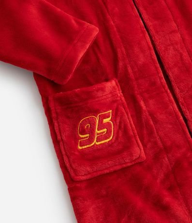 Bata de Baño Infantil con Bordado Mcqueen de Coches - Talle 3 a 8 años 5