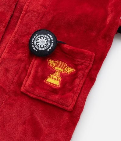 Bata de Baño Infantil con Bordado Mcqueen de Coches - Talle 3 a 8 años 7