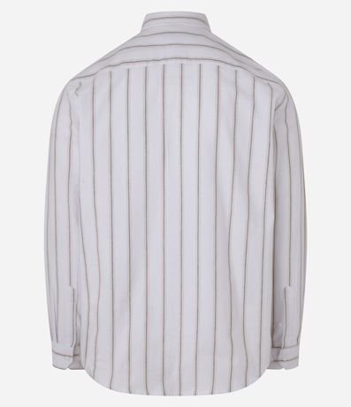 Camisa Slim en Oxford con Rayas 6