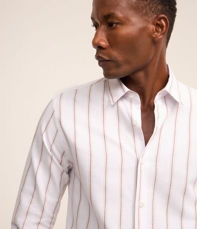 Camisa Slim en Oxford con Rayas 4