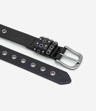 Cinturón Mediano con Ojal y Detalles de Metal 2