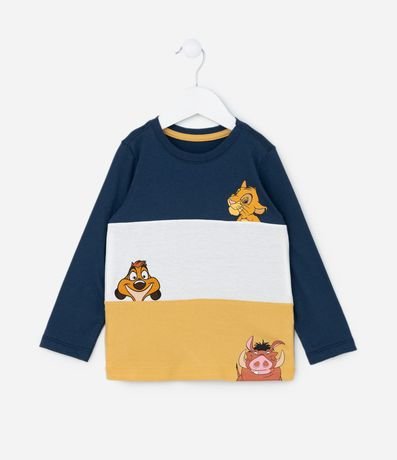 Remera Infantil con Estampa do Rey León - Talle 2 a 6 años