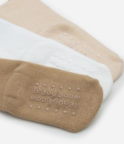 Kit 03 Medias Infantiles de Animalitos y Orejitas - Talle RN a 12 meses 3