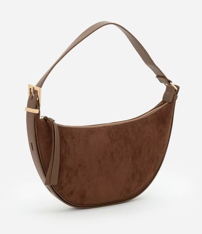 Cartera Mediana con Bretel Ajustable Transversal y Cierre en Cremallera