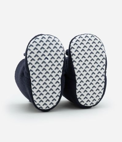 Bota Infantil en Fleece con Bordado Osito - Talle 0 a 12 meses 4