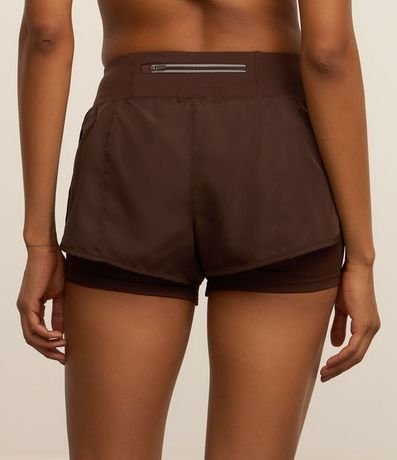 Bermuda Runner Deportiva en Microfibra con Cintura Elástica 3