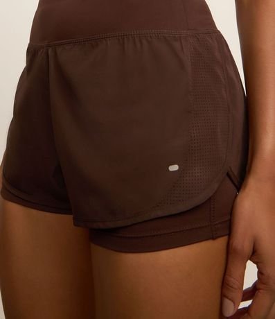 Bermuda Runner Deportiva en Microfibra con Cintura Elástica 4