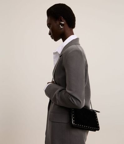 Cartera Transversal Pequena con Bolsillos y Asa de Cadena 7