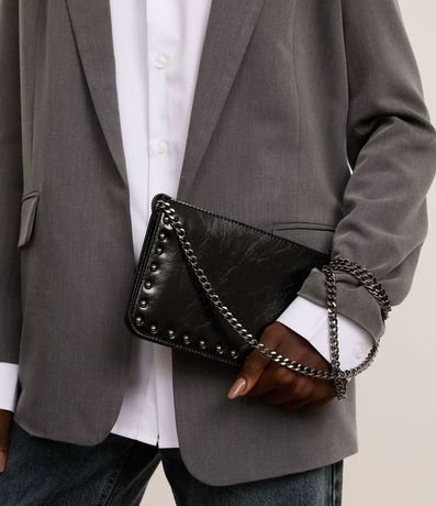 Cartera Transversal Pequena con Bolsillos y Asa de Cadena 8