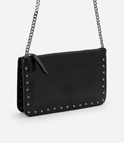 Cartera Transversal Pequena con Bolsillos y Asa de Cadena 2