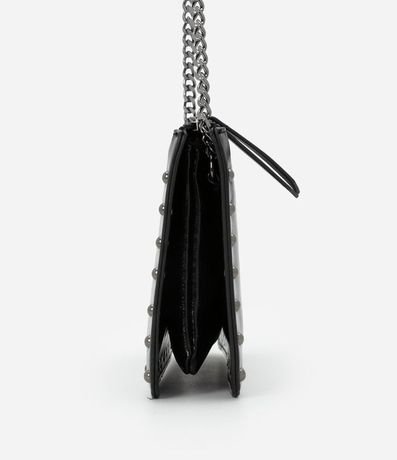 Cartera Transversal Pequena con Bolsillos y Asa de Cadena 3