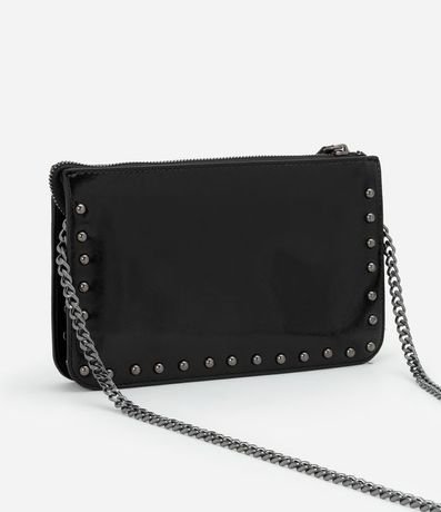 Cartera Transversal Pequena con Bolsillos y Asa de Cadena 4