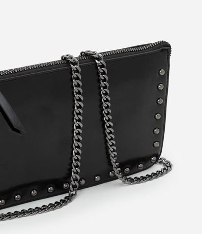 Cartera Transversal Pequena con Bolsillos y Asa de Cadena 6