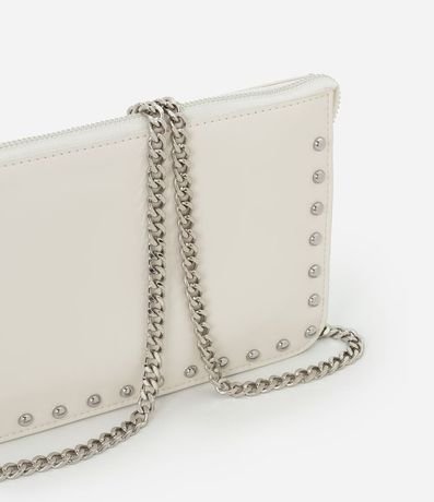 Cartera Transversal Pequena con Bolsillos y Asa de Cadena 6