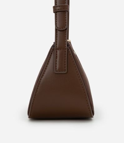 Cartera Baguette Pequeña con Recortes y Efecto Gamuza 2