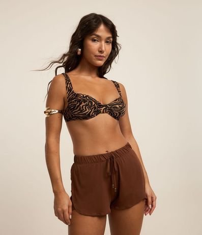 Short Salida de Playa con Ajuste en la Cintura