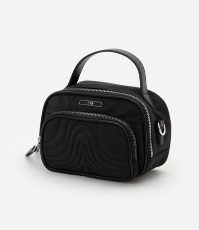 Cartera Camera Bag Pequeña con Textura en Capitoneada 5