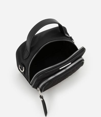 Cartera Camera Bag Pequeña con Textura en Capitoneada 6