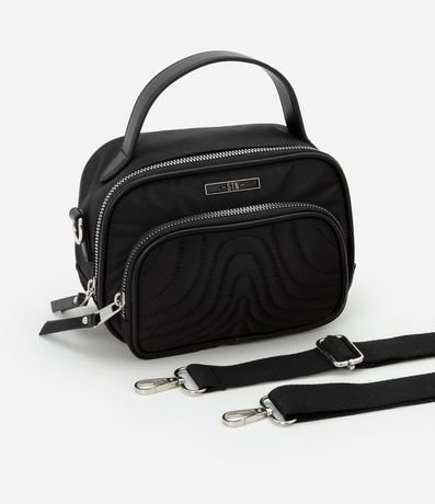 Cartera Camera Bag Pequeña con Textura en Capitoneada 7