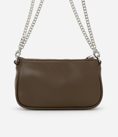 Bolsillo Baguette Pequeña con Bretel de Cadena Desmontable 3