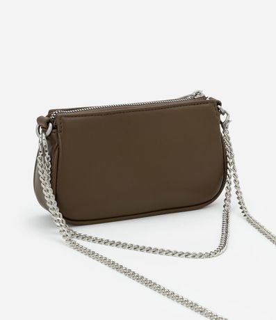 Bolsillo Baguette Pequeña con Bretel de Cadena Desmontable 7