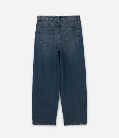 Pantalón Super Baggy en Jeans con Costura Lateral Deslocada 8