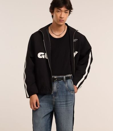 Pantalón Super Baggy en Jeans con Costura Lateral Deslocada 6