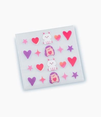 Kit Infantil Uñas Postizas con Adhesivos Carnaval 2025 3