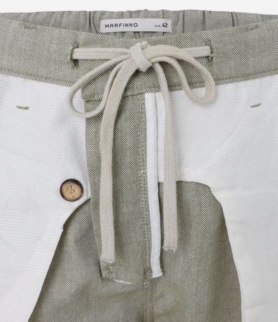 Bermuda en Oxford con Cintura Ajustable 3