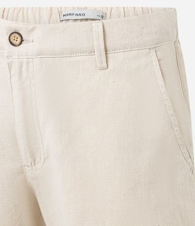 Bermuda en Oxford con Cintura Ajustable 2