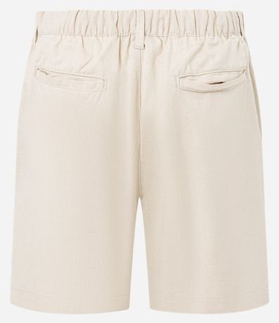 Bermuda en Oxford con Cintura Ajustable 4