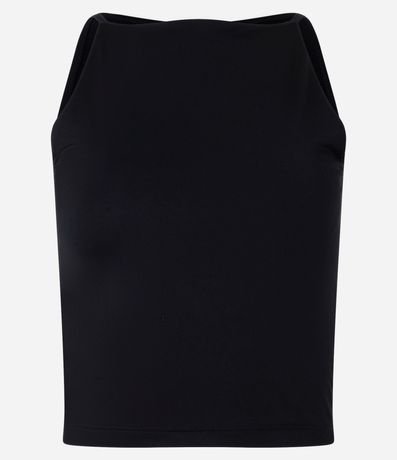 Blusa Sin Manga en Microfibra con Cuello Halter 3