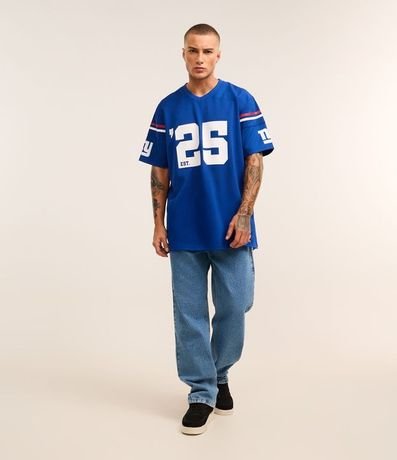 Remera Deportiva en Tecnologia Dry con Estampa NFL Giants 2