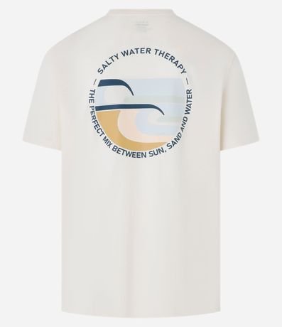 Remera Comfort en Algodón Peruano con Estampa Lettering 6