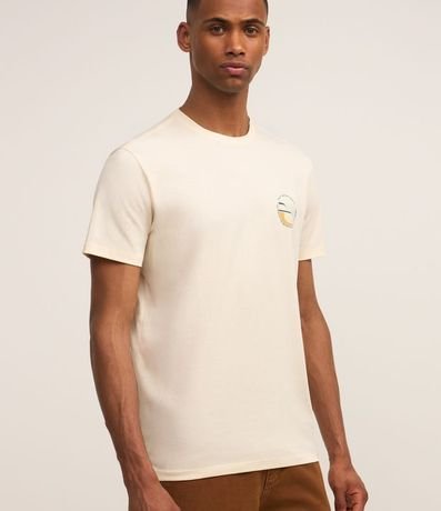 Remera Comfort en Algodón Peruano con Estampa Lettering