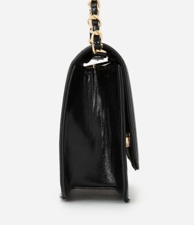 Bolsillo Transversal Pequena en PU con Correa de Cadena 2