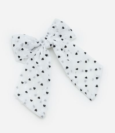 Pinza para el Pelo Infantil Lazo con Estampa Mini Corazones - Talle único 1