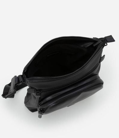 Bolso Postman en PU con Bolsillo Delantero y Correa Ajustable 5