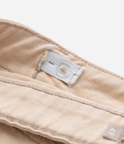 Short Evasé en Sarga Liviana con Bajo a Hilo Curve & Plus Size 8