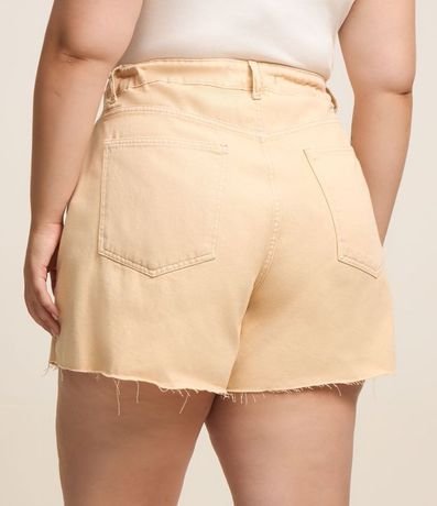 Short Evasé en Sarga Liviana con Bajo a Hilo Curve & Plus Size 3