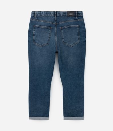 Pantalón Mom Jeans Elastano y Bajo Plegado Curve & Plus Size 7