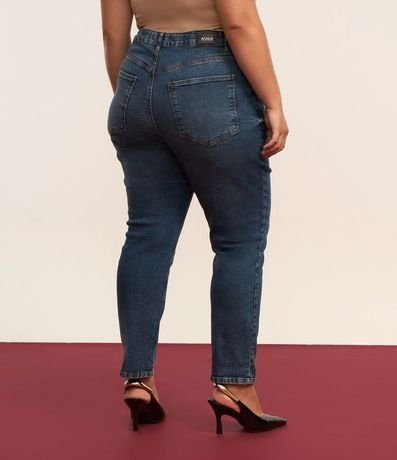 Pantalón Mom Jeans Elastano y Bajo Plegado Curve & Plus Size 3