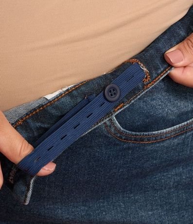 Pantalón Mom Jeans Elastano y Bajo Plegado Curve & Plus Size 5