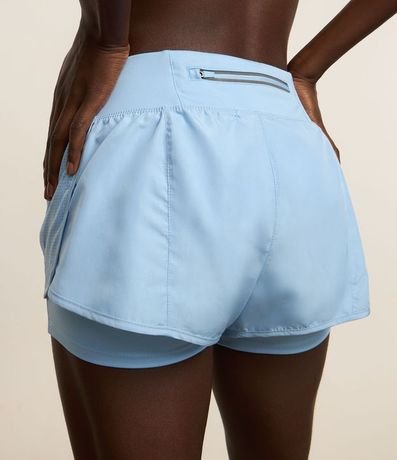 Bermuda Runner Deportiva en Microfibra con Cintura Elástica 3