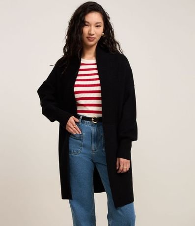 Cardigan en Punto con Sisa Deslocado 3